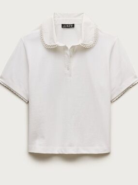 NWT J.Crew Eyelet-collar Polo Shirt in mariner cotton